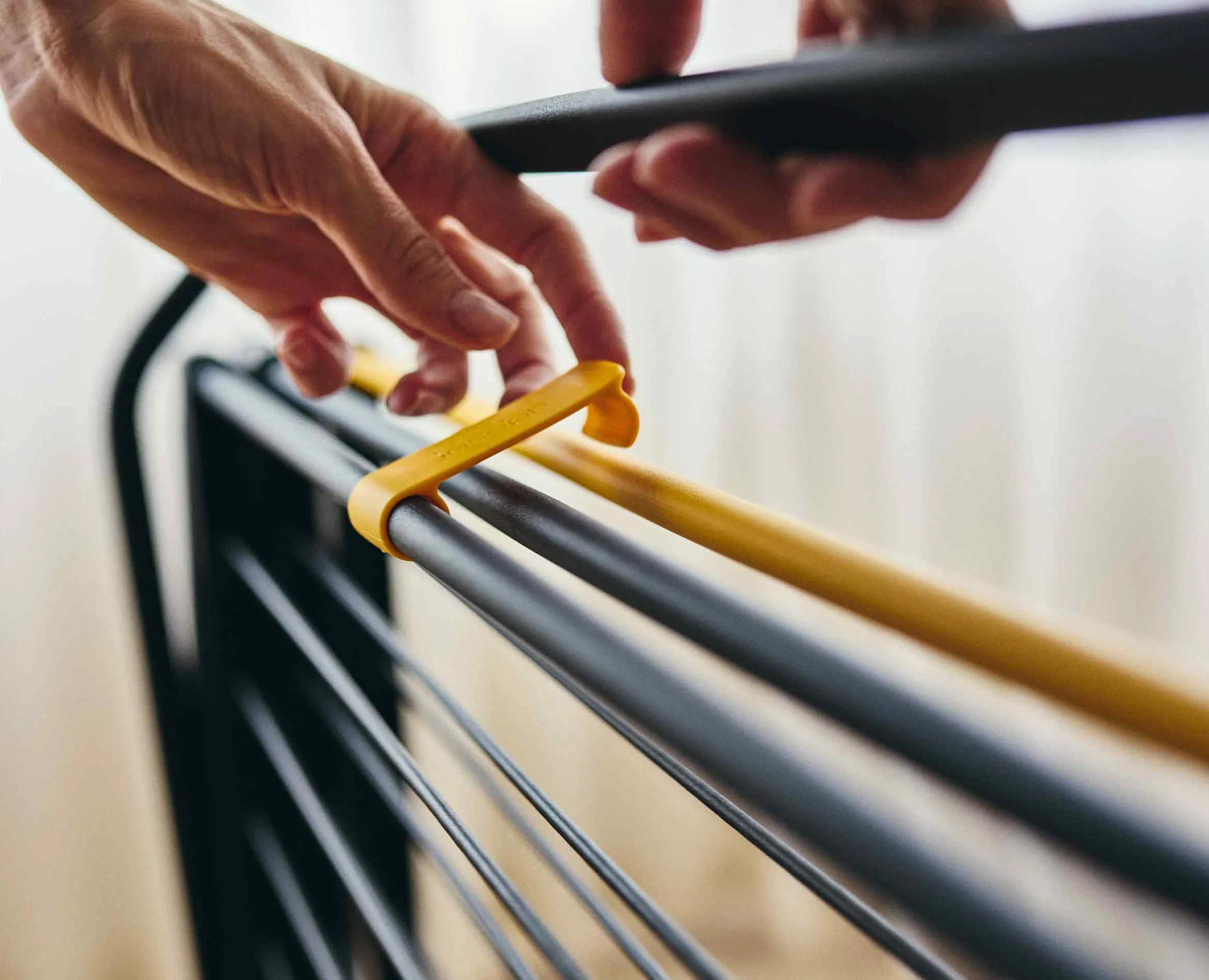 AirFrame™ 16m Folding Drying Rack with Long Garment Hanging Rails