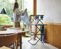 AirFrame™ Max 21m Folding Drying Rack with Long Garment Hanging Rails