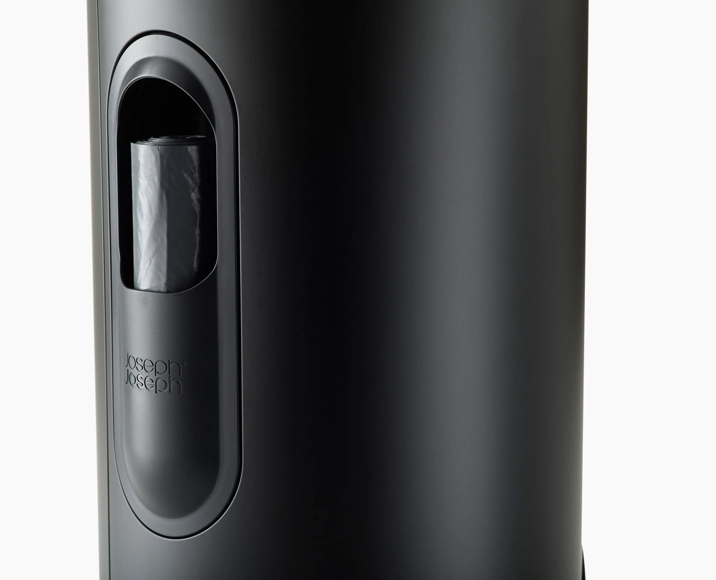 Arc™ 10L Easy-push Matt Black Pedal Trash Can Starter Set