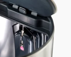 Arc™ 10L Easy-push Stainless-steel Pedal Trash Can Starter Set