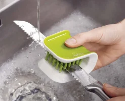 BladeBrush™ Green Knife & Cutlery Cleaning Brush
