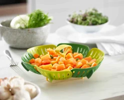 Bloom™ Green Folding Steamer Basket