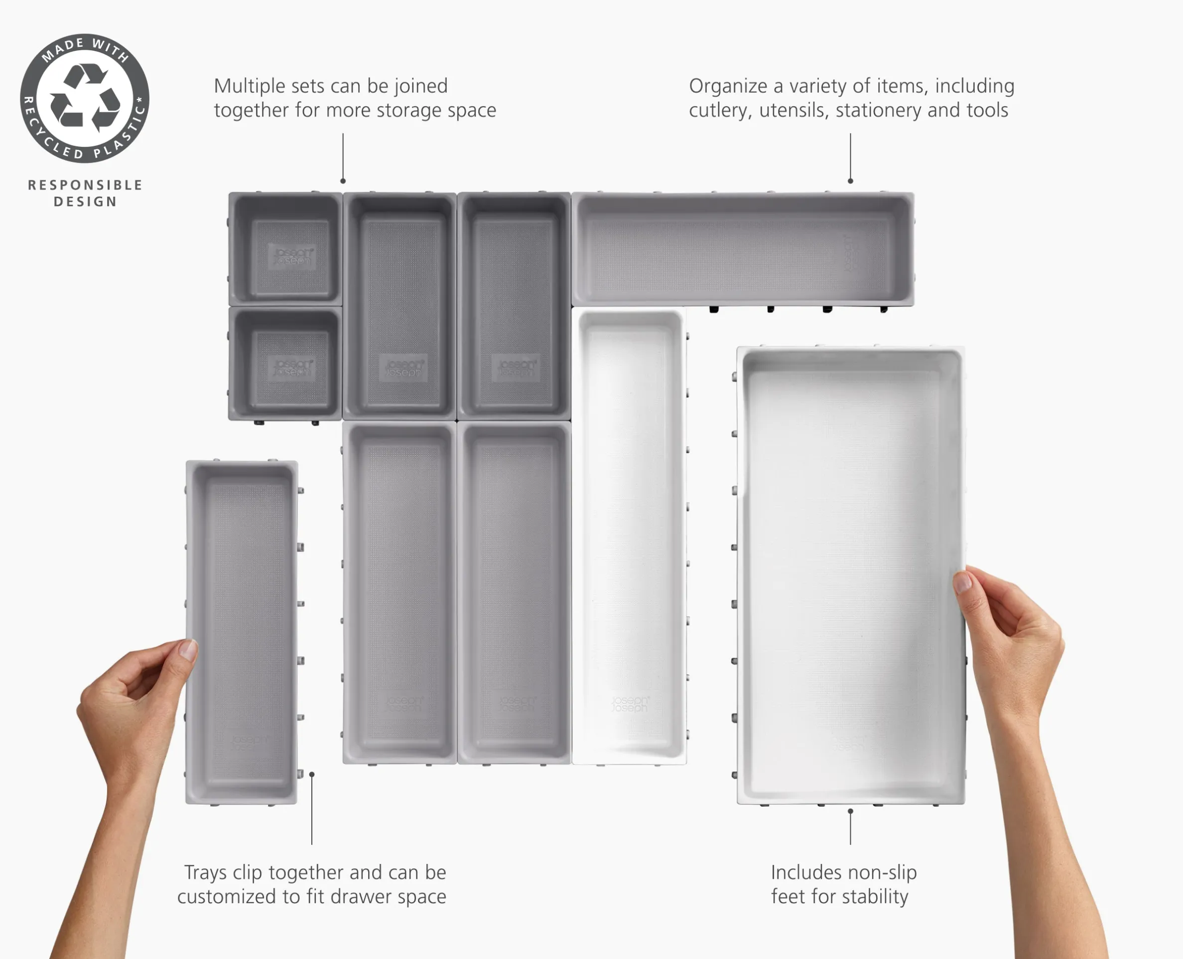 Blox™ 10-Piece Drawer Organizer Set