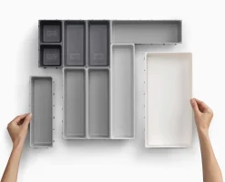 Blox™ 10-piece Gray Drawer Organizer Set