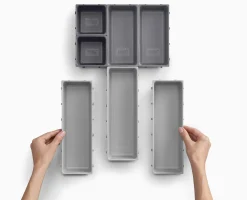 Blox™ 7-piece Gray Drawer Organizer Set