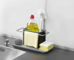 Caddy™ Large Gray Kitchen Sink Tidy
