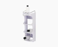 Capsule™ 4-tier White Shower Shelf
