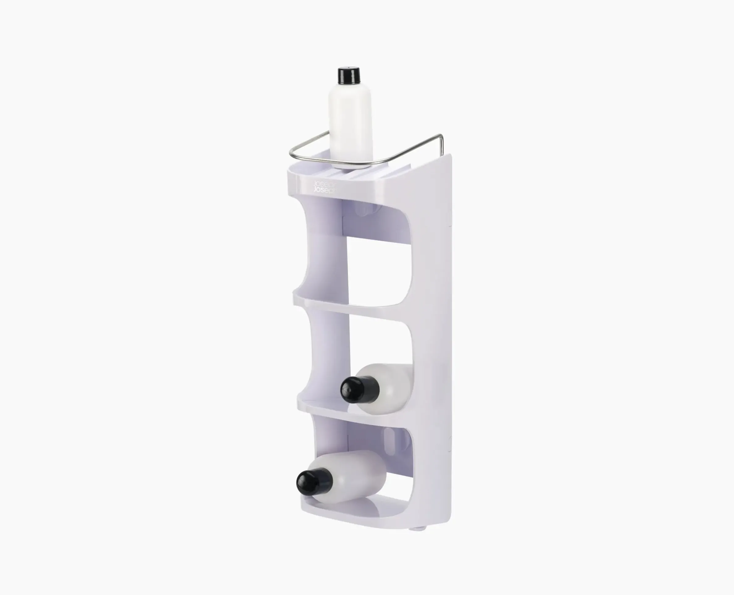 Capsule™ 4-tier White Shower Shelf