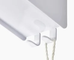 Capsule™ 4-tier White Shower Shelf