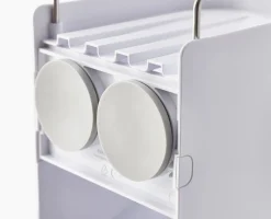 Capsule™ 4-tier White Shower Shelf