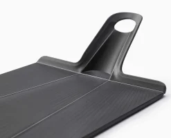 Chop2Pot™ Plus Folding Black Cutting Board