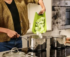 Chop2Pot™ Plus Folding Green Cutting Board