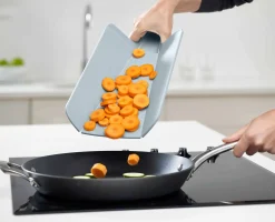 Chop2Pot™ Plus 2-piece Blue Cutting Board Set