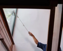 CleanTech™ 2-in-1 Glass Cleaning Tool with Extension Pole