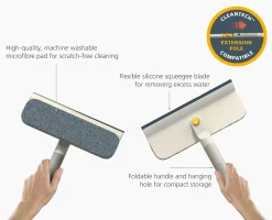 CleanTech™ 2-in-1 Glass Cleaning Tool