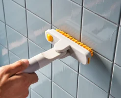 CleanTech™ 2-in-1 Tile Scrubber Tool with Extension Pole