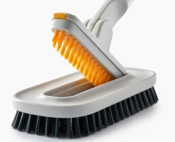 CleanTech™ 2-in-1 Tile Scrubber Tool with Extension Pole