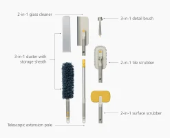 CleanTech™ 6-Piece Cleaning Tool Set