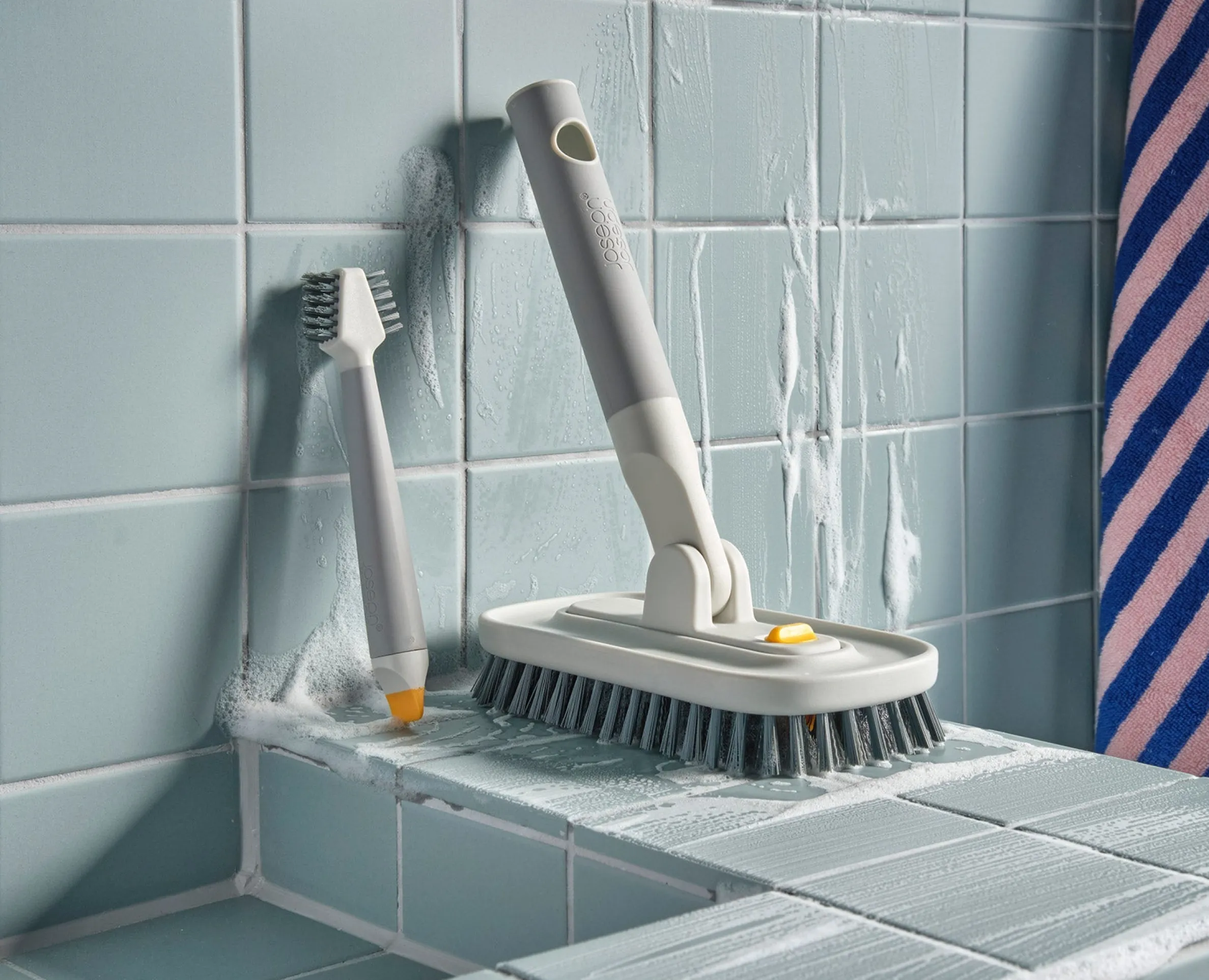 CleanTech™ 2-Piece Tile Scrubber & Spot Cleaning Tool Set