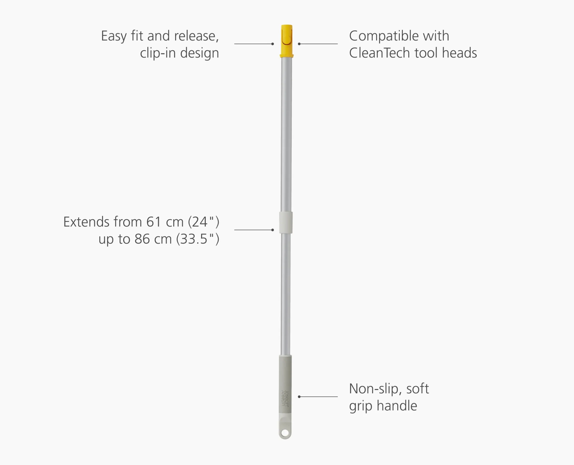 CleanTech™ Telescopic Extension Pole