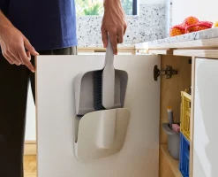 CleanTech™ Wall-mounted Broom, Dustpan & Brush Set