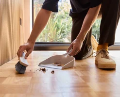 CleanTech™ Wall-Mounted Dustpan & Brush Set
