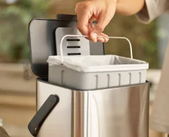 Collect™ 4L Stainless-steel Food Waste Caddy Starter Set