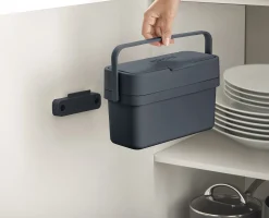 Compo™ 4L Gray Food Waste Caddy Starter Set