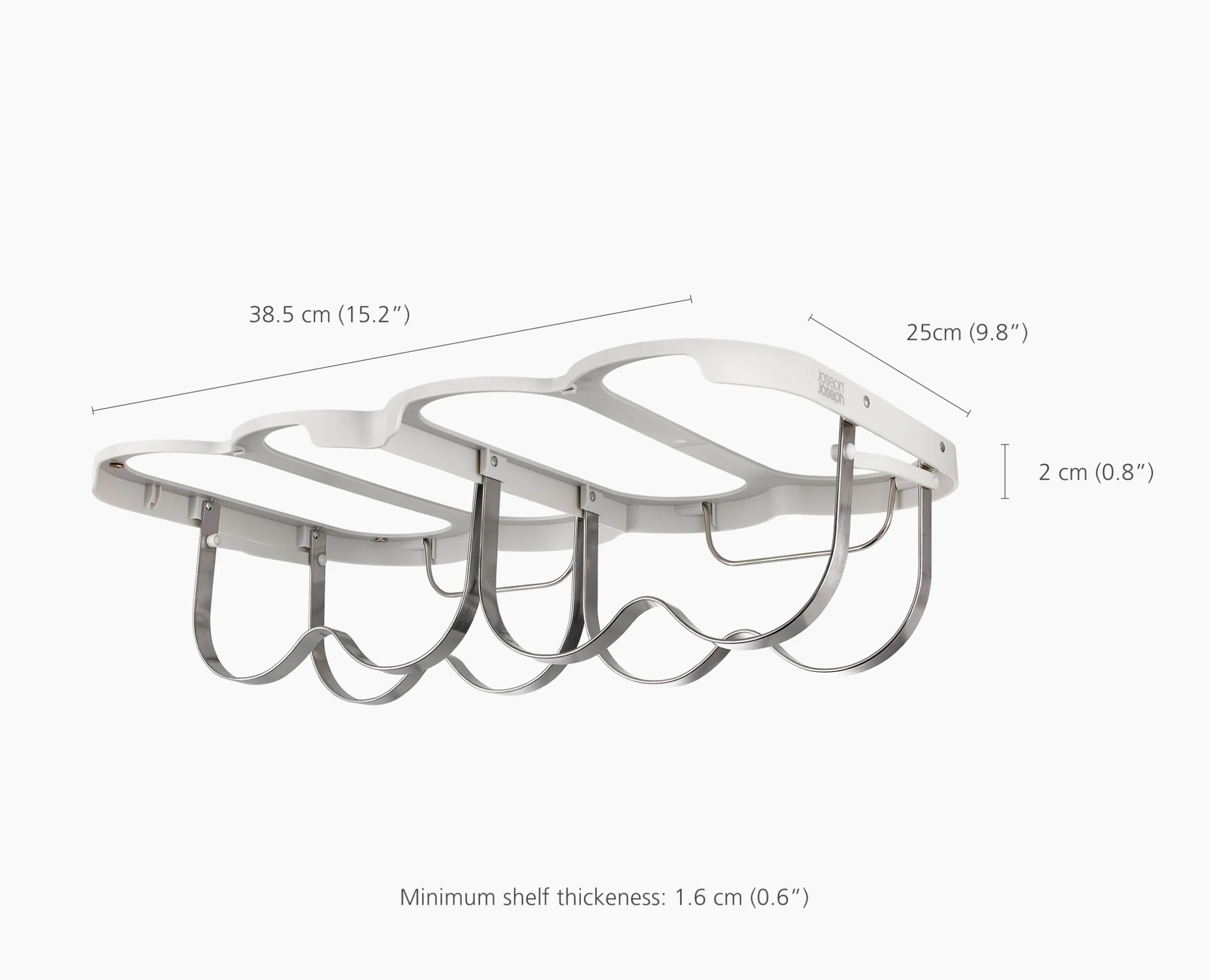 Cradle™ Under-Shelf Folding Wine Bottle Rack