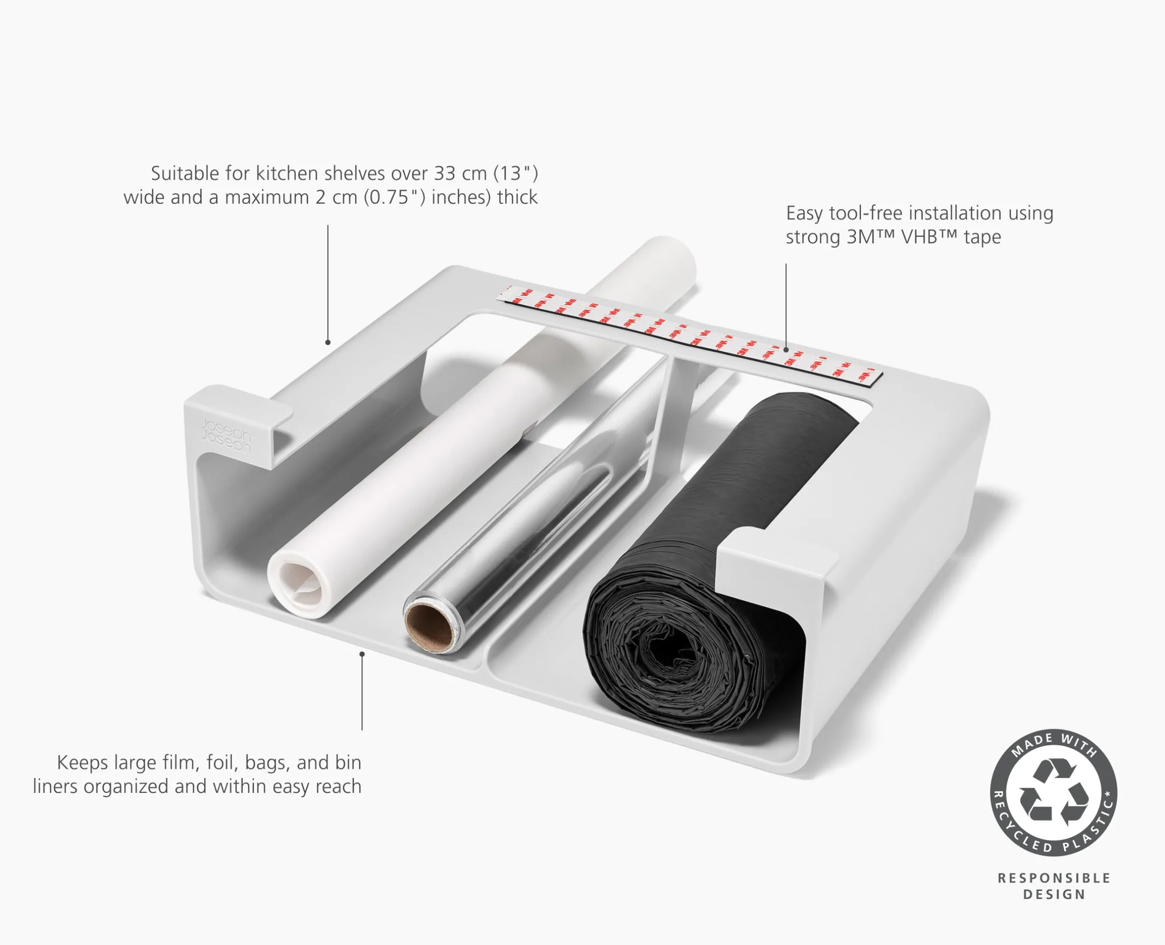 CupboardStore™ Large Film, Foil & Bag Organizer