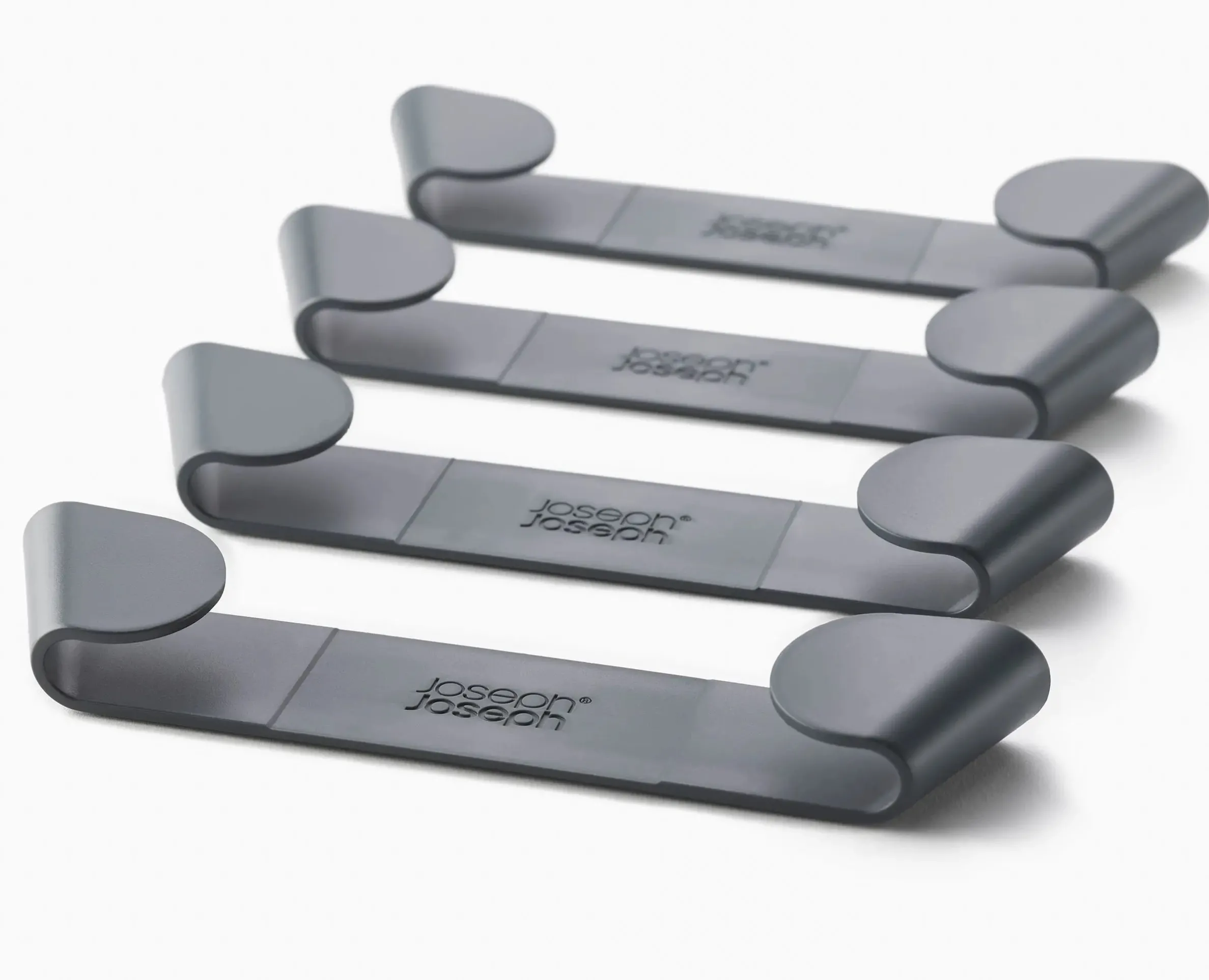 CupboardStore™ Set of 4 Gray Pan Lid Holders