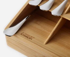 DrawerStore™ Bamboo Large Cutlery Organizer