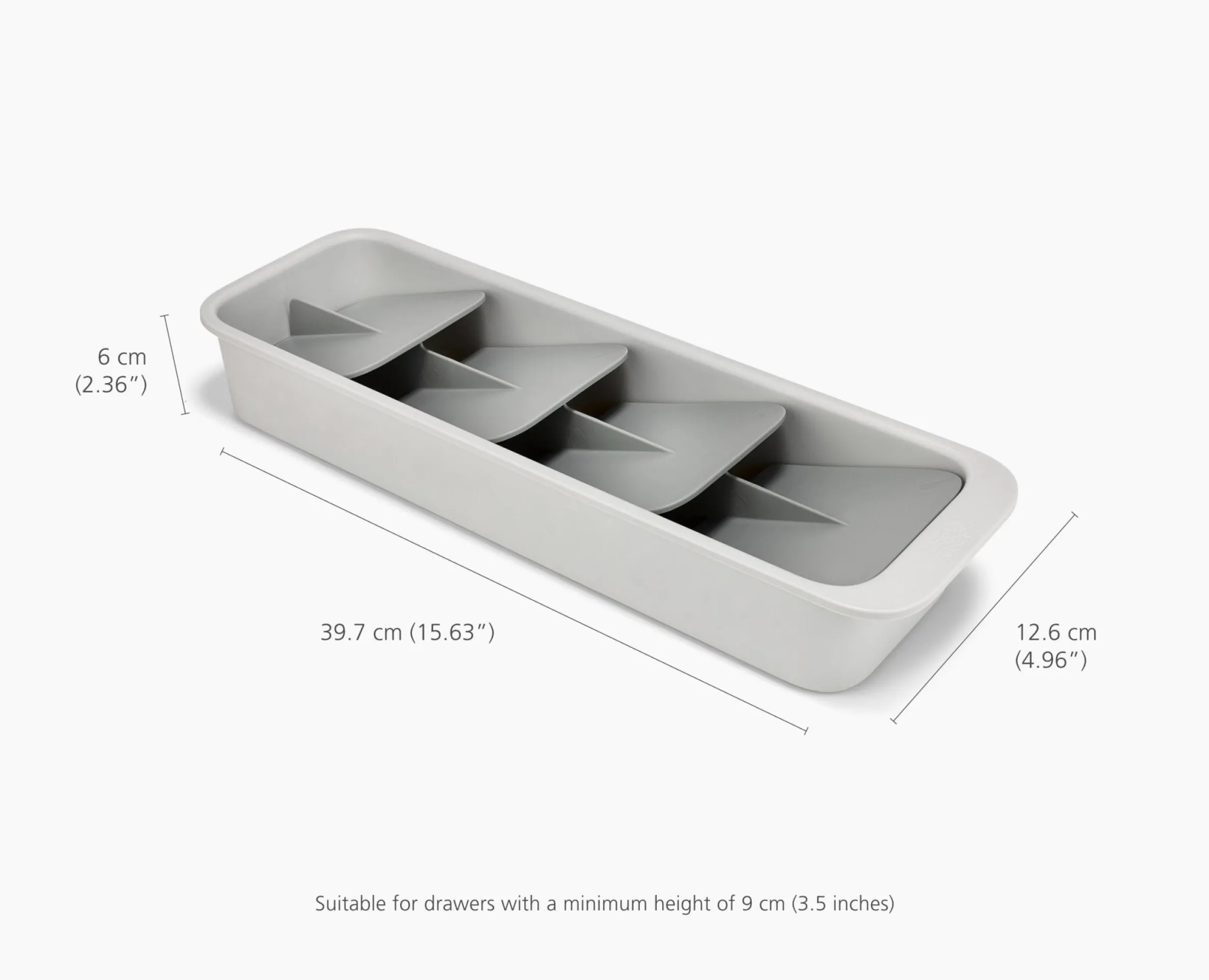 DrawerStore™ Compact Tiered Cutlery Organizer