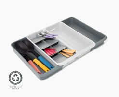 DrawerStore™ Expanding Tiered Cutlery, Utensil & Gadget Organizer