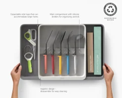 DrawerStore™ Expanding Utensil & Gadget Organizer