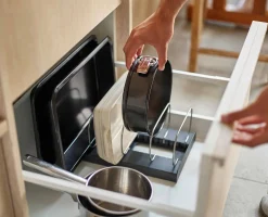 DrawerStore™ Gray Baking Sheet Organizer