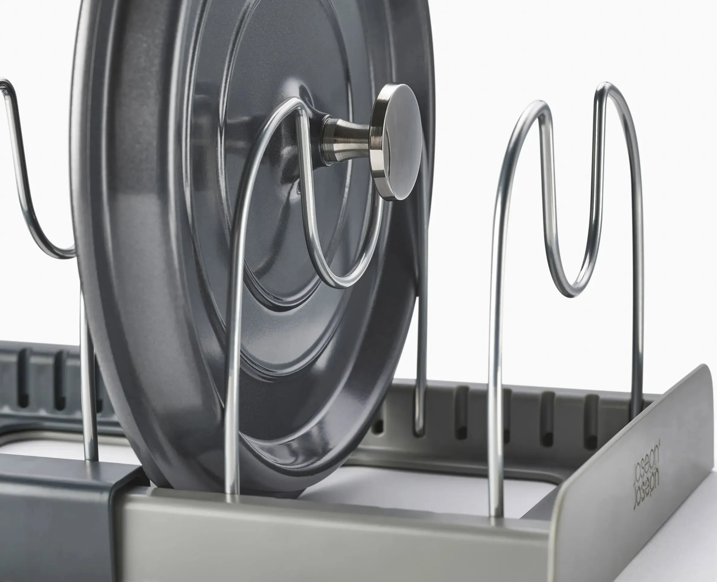 DrawerStore™ Gray Expanding Cookware Organizer