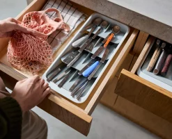 DrawerStore™ Large Tiered Cutlery Organizer