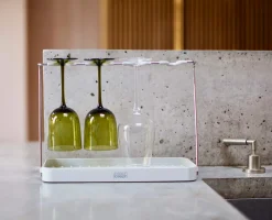 DrySmart™ Folding Wine Glass Drying Rack