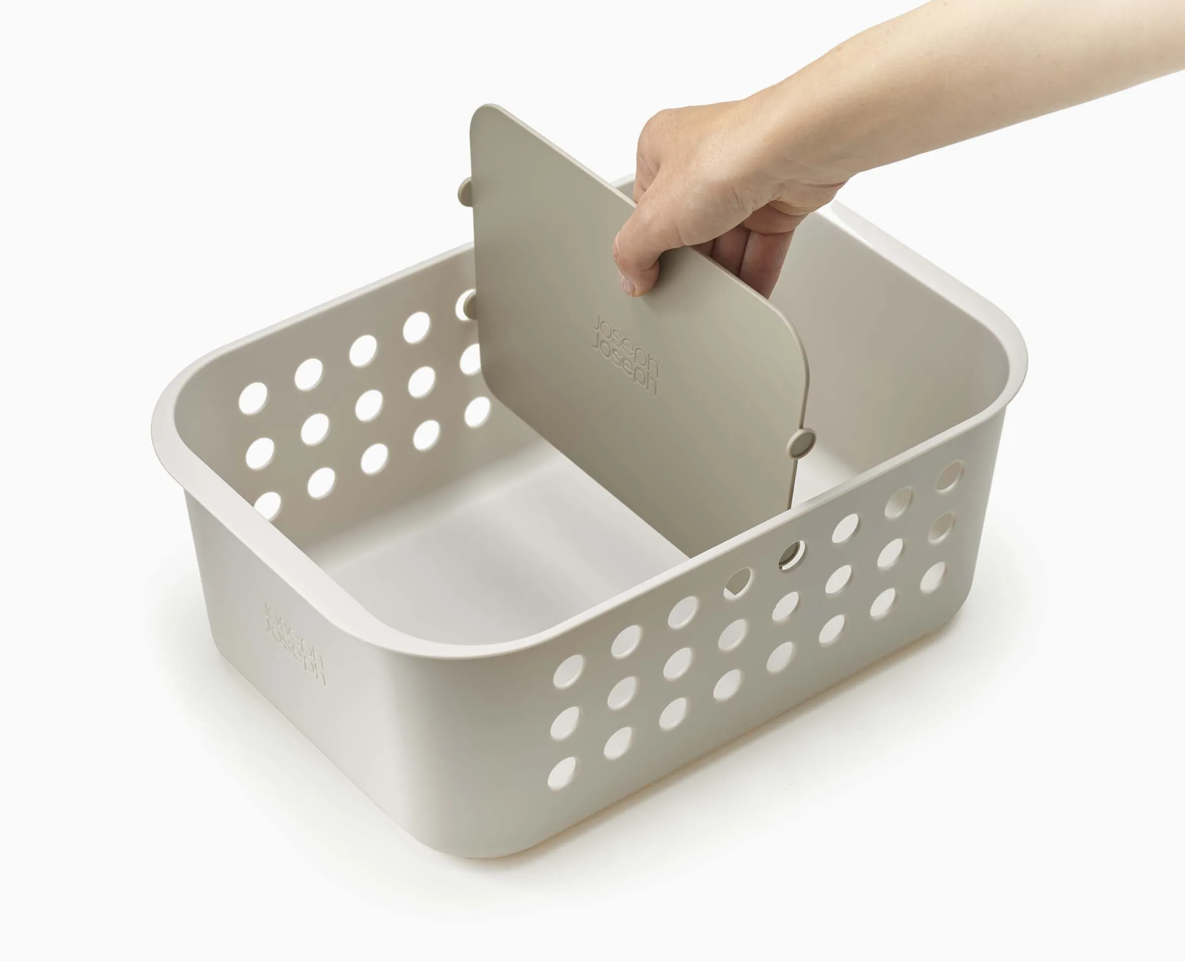 EasyStore™ Large Ecru Bathroom Storage Basket