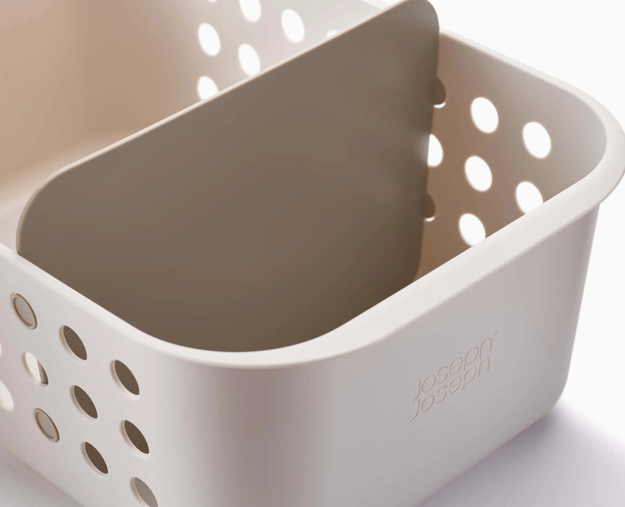 EasyStore™ Large Ecru Bathroom Storage Basket
