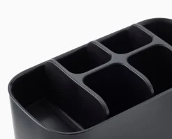EasyStore™ Large Matt Black Toothbrush Holder