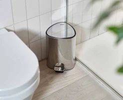 EasyStore™ Luxe 5L Stainless-steel Bathroom Pedal Trash Can