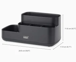 EasyStore™ Matt Black Bathroom Storage Caddy