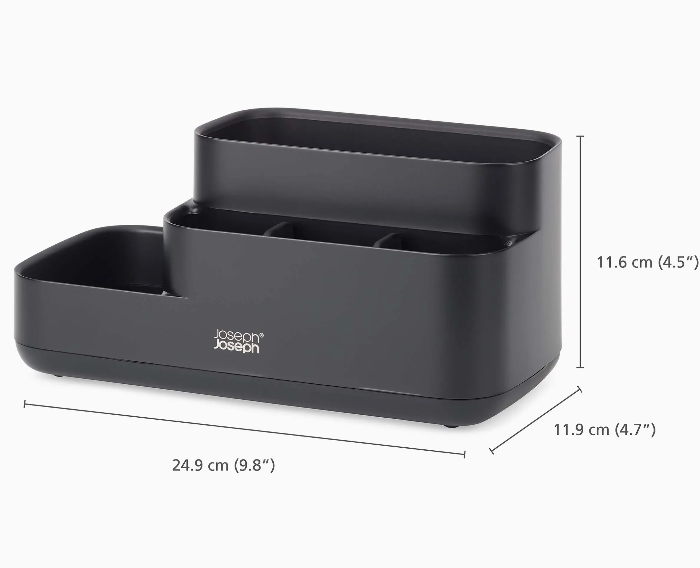EasyStore™ Matt Black Bathroom Storage Caddy