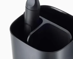 EasyStore™ Matt Black Toothbrush Holder