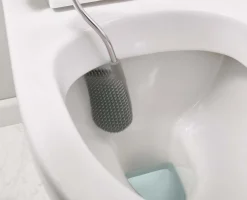 EasyStore™ Plus Stainless-steel Toilet Roll Holder with Toilet Brush
