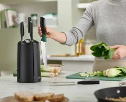 Elevate™ Green Knives Carousel 5-piece Set - Editions
