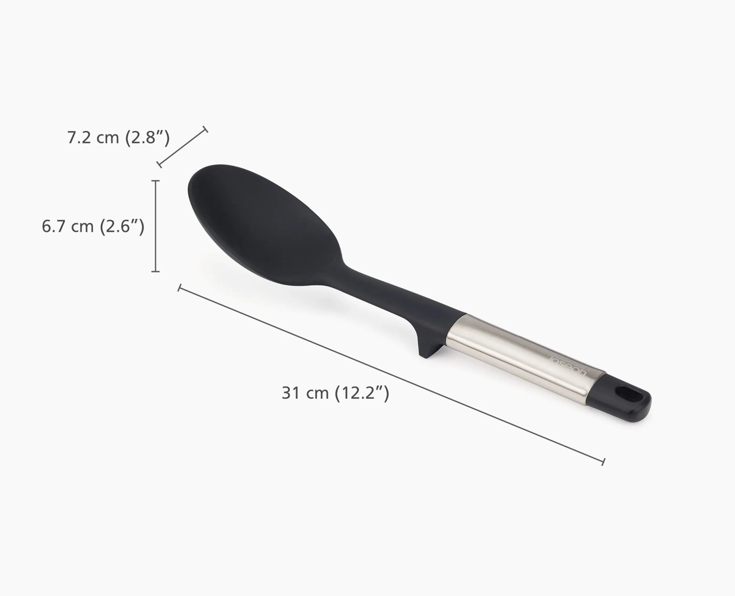 Elevate™ Stainless-steel Silicone Solid Spoon