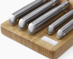 Elevate™ Steel Knife Set with In-drawer Bamboo Storage Tray